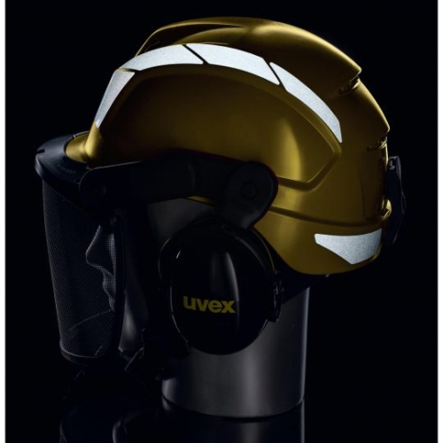 Casco kit forestale Pheos Forestry giallo/grigio Uvex Safety  - Uvex - Caschi forestali