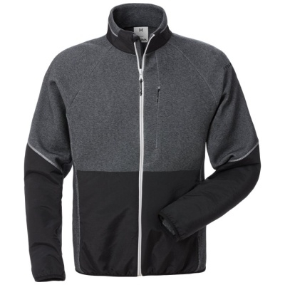 Felpa da lavoro grigio/nera full zip 7513 DF Fristads  - Fristads - Giacche da lavoro