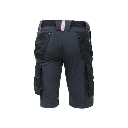 Bermuda da lavoro da donna Mercury Lady grey/fucsia U-Power  - U-Power - Pantaloni corti da lavoro donna