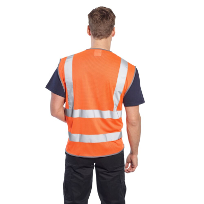 Gilet traspirante Hi-Vis e RIS Classe 2 C370 Portwest  - Portwest - Abbigliamento da lavoro Alta Visibilità