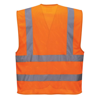 Gilet traspirante Hi-Vis e RIS Classe 2 C370 Portwest  - Portwest - Abbigliamento da lavoro Alta Visibilità