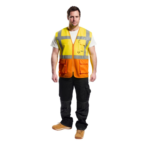 Gilet Hi-Vis Classe 2 Executive Praga S376 Portwest  - Portwest - Abbigliamento da lavoro Alta Visibilità
