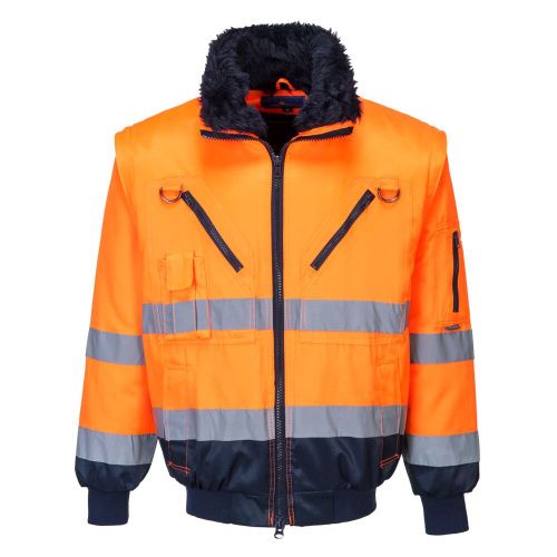 Giacca 3-in-1 Hi-Vis PJ50 Classe 3 Pilot Portwest  - Portwest - Abbigliamento da lavoro Alta Visibilità
