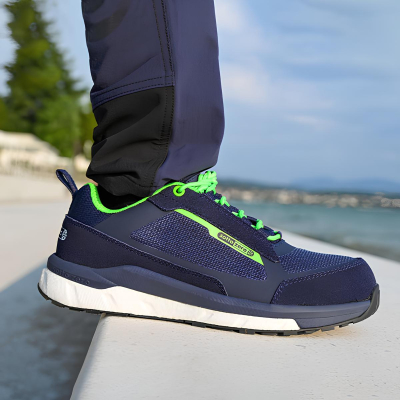 Scarpe antinfortunistiche basse Shuttle blu S3S HRO FO SR Sottozero  - Sottozero - Scarpe antinfortunistiche Basse