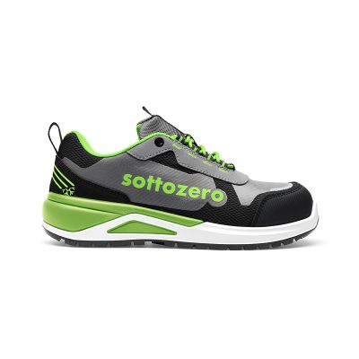 Scarpe antinfortunistiche basse Jet verde S1PS SR Sottozero  - Sottozero - Scarpe antinfortunistiche Basse