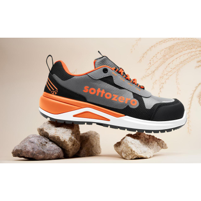 Scarpe antinfortunistiche basse Jet arancio S1PS SR Sottozero  - Sottozero - Scarpe antinfortunistiche Basse