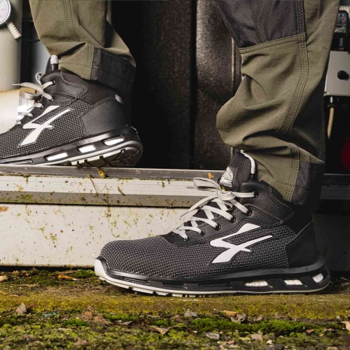 Scarpe antinfortunistiche alte blu Stego S3S CI FO SR ESD U-Power  - U-Power - Scarpe antinfortunistiche Alte