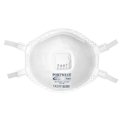 Mascherine FFP3 con valvola P301 Portwest  - Portwest - Mascherine di protezione