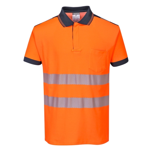 Polo Hi-Vis Classe 2 RIS Cotton Comfort T180 Portwest  - Portwest - Abbigliamento da lavoro Alta Visibilità