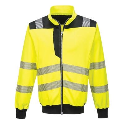 Felpa full zip Hi-Vis e RIS PW370 Portwest  - Portwest - Abbigliamento da lavoro Alta Visibilità