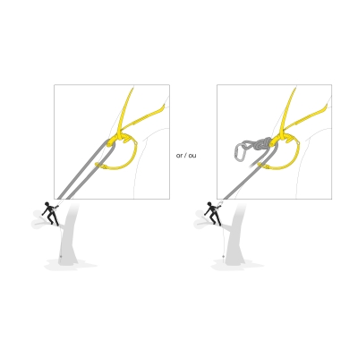 Falsa forcella Naja Petzl  - Petzl - False forcelle tree climbing
