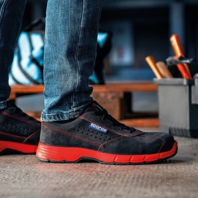Scarpe antinfortunistiche basse Challenge Working S1P ESD SRC Sparco  - Sparco - Scarpe antinfortunistiche Basse