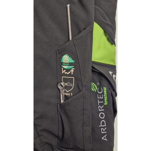 Pantaloni antitaglio Classe 2 BreatheFlex Lime Arbortec  - Arbortec - Pantaloni antitaglio