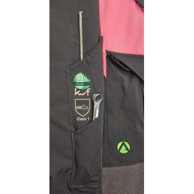 Pantaloni antitaglio Donna Classe 1 BreatheFlex Pink Arbortec  - Arbortec - Pantaloni tree climbing