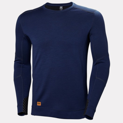 Maglia tecnica girocollo in lana merino Lifa Max baselayer Helly Hansen  - Helly Hansen - Maglie tecniche da lavoro