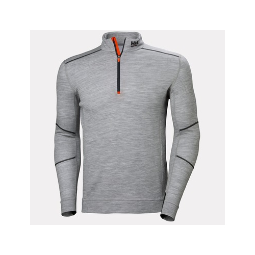 Maglia tecnica con mezza cerniera in lana merino Lifa Helly Hansen  - Helly Hansen - Maglie tecniche da lavoro