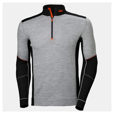 Maglia tecnica con mezza cerniera in lana merino Lifa Helly Hansen  - Helly Hansen - Maglie tecniche da lavoro