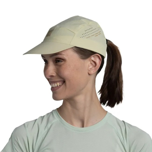Cappellino estivo trail running Solid Pistacchio Buff  - Buff - Cappelli e Berretti outdoor