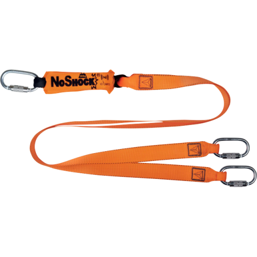 Doppio cordino 2 metri con assorbitore  - Delta Plus - Cordini e Assorbitori di energia