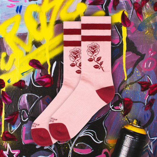 Calzini medio alti Rose American Socks  - American Socks - Calze tecniche outdoor