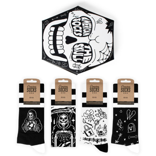 Giftbox The Skull American Socks  - American Socks - Calze tecniche outdoor