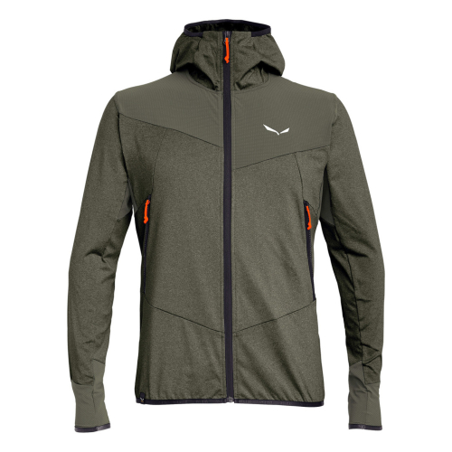 Felpa tecnica uomo Agner Hybrid Polarlite Durastretch Salewa  - Salewa - Felpe e Pile outdoor Uomo