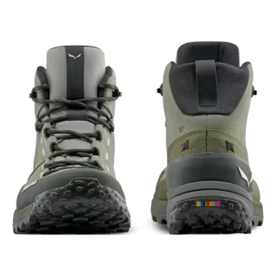 Scarponcini Trekking uomo Puez Leather Mid Powertex Salewa  - Salewa - Scarpe Trekking Uomo