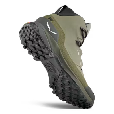 Scarponcini Trekking uomo Puez Leather Mid Powertex Salewa  - Salewa - Scarpe Trekking Uomo