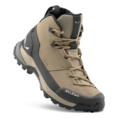 Scarponcini Trekking donna Puez Leather Mid Powertex W Salewa  - Salewa - Scarpe Trekking Donna 2