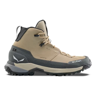 Scarponcini Trekking donna Puez Leather Mid Powertex W Salewa  - Salewa - Scarpe Trekking Donna