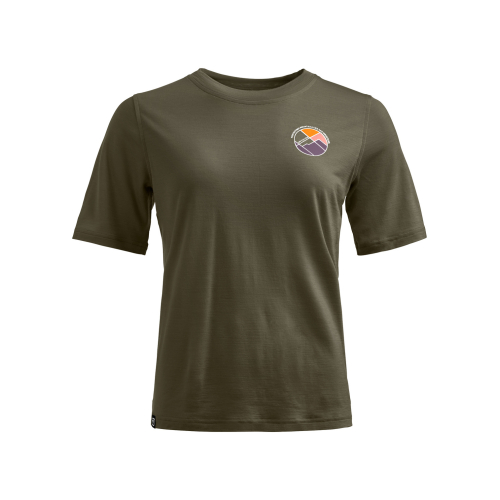 T-shirt lana merino donna 140 Cool Round Landscape TS W Ortovox  - Ortovox - T-shirt outdoor Donna