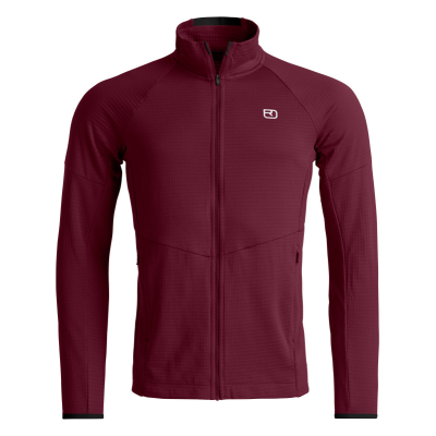Felpa Trekking uomo Fleece Light Grid Jacket Ortovox  - Ortovox - Felpe e Pile outdoor Uomo 2