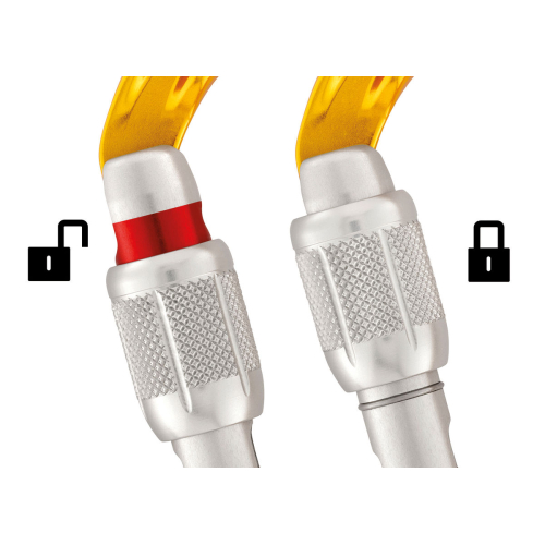Moschettone Sm’D Petzl chiusura Screw-Lock  - Petzl - Connettori