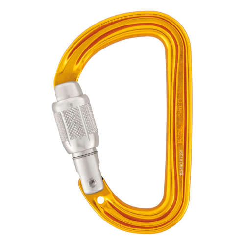 Moschettone Sm’D Petzl chiusura Screw-Lock  - Petzl - Connettori