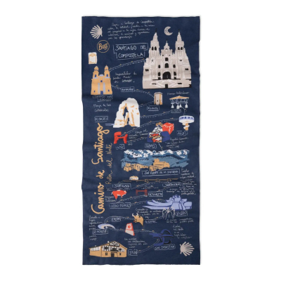 Paracollo CoolNet UV Camino Norte Navy Buff  - Buff - Scaldacolli outdoor