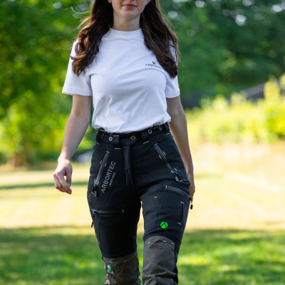 Pantaloni antitaglio donna Classe 1 BreatheFlex Pro Black Arbortec  - Arbortec - Pantaloni antitaglio