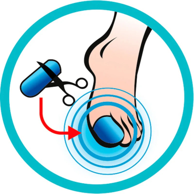 Protezione contro le unghie nere Gel Toe Cap Sidas  - Sidas - ATTREZZATURA OUTDOOR