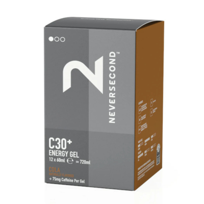 Box gel energetici C30+ vari gusti Caffeine Energy Gel Neversecond  - Neversecond - ATTREZZATURA OUTDOOR