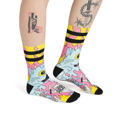 Calzini medio alti Killer Kitties American Socks  - American Socks - Calze tecniche outdoor