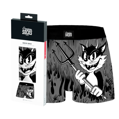 Boxer Brief da uomo Evil Cat American Socks  - American Socks - Intimo tecnico outdoor