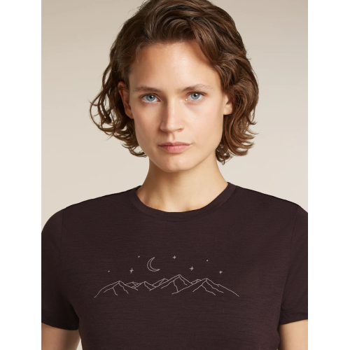 T-Shirt lana merino donna W 150 Tech Lite Sparkling Stars icebreaker  - Icebreaker - Maglie tecniche outdoor