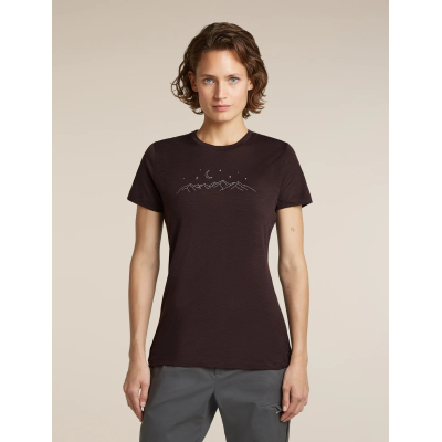 T-Shirt lana merino donna W 150 Tech Lite Sparkling Stars icebreaker  - Icebreaker - Maglie tecniche outdoor