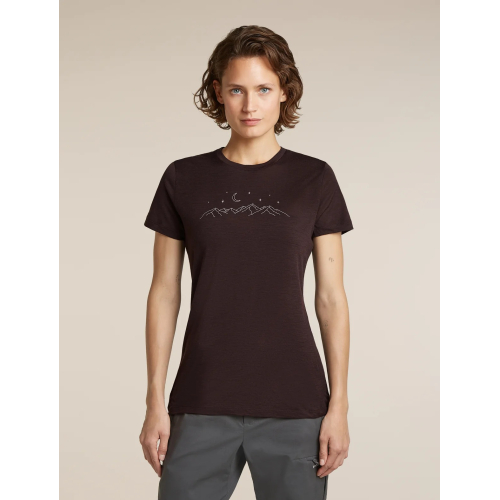 T-Shirt lana merino donna W 150 Tech Lite Sparkling Stars icebreaker  - Icebreaker - Maglie tecniche outdoor