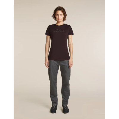 T-Shirt lana merino donna W 150 Tech Lite Sparkling Stars icebreaker  - Icebreaker - Maglie tecniche outdoor