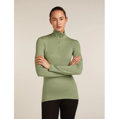Lupetto zip lana merino donna W 260 Oasis LS Half Zip icebreaker  - Icebreaker - Maglie tecniche outdoor