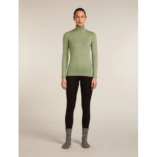 Lupetto zip lana merino donna W 260 Oasis LS Half Zip icebreaker  - Icebreaker - Maglie tecniche outdoor