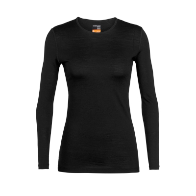 Maglia tecnica lana merino donna W 200 Oasis LS Crewe icebreaker  - Icebreaker - Maglie tecniche outdoor