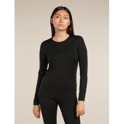 Maglia tecnica lana merino donna W 200 Oasis LS Crewe icebreaker  - Icebreaker - Maglie tecniche outdoor 2