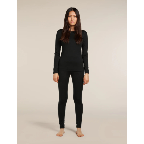 Maglia tecnica lana merino donna W 200 Oasis LS Crewe icebreaker  - Icebreaker - Maglie tecniche outdoor
