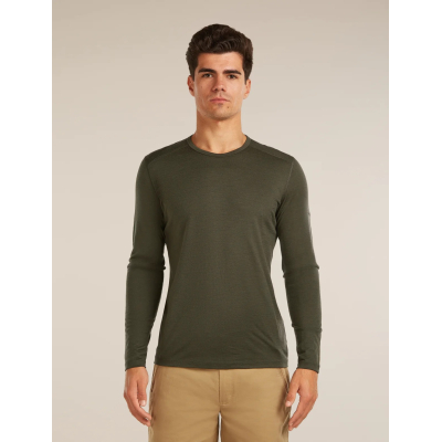 Maglia tecnica lana merino uomo M 200 Oasis LS Crewe icebreaker  - Icebreaker - Maglie tecniche outdoor